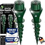 EdenGardens AKKU Maulwurf Vertreiber bestes Mittel gegen Wühlmäuse & Maulwurf...
