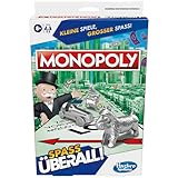 Monopoly Kompakt, portables Spiel für 2–4 Spieler, Reisespiel für Kinder,...