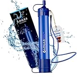 AQUAB® Wasserfilter Outdoor Survival Militär Camping für 4500L Trinkwasser |...