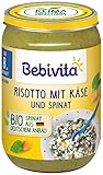 Bebivita Menüs ab 8. Monat Risotto mit Käse und Spinat, 6er Pack (6 x 220g)
