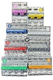 AF® - 200 Münzhülsen mannigfach | 25 Münzrollen für 2 euro, 1 euro, 50cent,...
