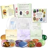 Milaboo Magie der Edelsteine – 12x Glückssteine mit Bedeutung & Karte im...