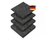 BAUHELD® Terrassenpads 90x90x 3mm [30 Stück] Stabile Bautenschutz-Matte aus...