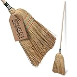Shine Shack – Hochwertiger Hexenbesen 5-Naht mit Buchenholzstiel & Holzgewinde...