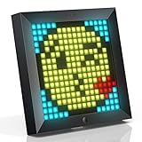Divoom Pixoo Pixel Art Digitaler Bilderrahmen, Programmierbares 16 * 16 RGB LED...