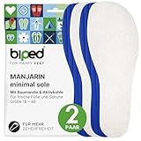 biped minimal sole MANJARIN - 2 Paar Einlegesohlen für Minimal- & Barfußschuhe...