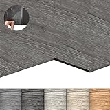 LZQ PVC Bodenbelag Vinylboden Selbstklebend mit Holz-Effekt, 36 Vinyl Fliesen...