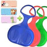 ZWERKZEUG® 3er Pack Schneerutscher poporutscher mit gratis...