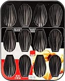 Ibili 820502 – Backform Muffins 12 Eiswürfel Moka Schwarz - 25,9 x 20,9 x 1,4...