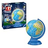 Ravensburger 3D Puzzle 11274 - Kinderglobus mit Licht in deutscher Sprache - 180...