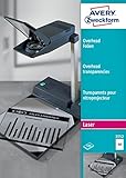 AVERY Zweckform 3552 Overhead-Folien für S/W Laserdrucker und -Kopierer (100...
