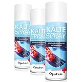 3 x 400ml Oputec Kältespray Eisspray Sport: Erste-Hilfe-Spray bei...