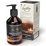 DaniChou Massageöl Erwärmend 250ml - Mit Sojaöl & Mandelöl - Direkt...