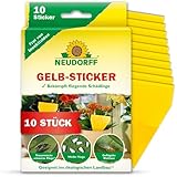 Neudorff Gelbsticker gegen kleine fliegende Schädlinge wie Trauermücken,...