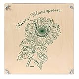 Bartl 101669 Riesen-Blumenpresse aus Holz 30 cm x 30 cm Top Qualität. Made in...