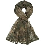 Fousam Scharfschützenschleier, taktischer Schal aus Netzstoff, für Jagd,...