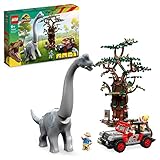 LEGO 76960 Jurassic Park Entdeckung des Brachiosaurus, Dinosaurier Spielzeug mit...