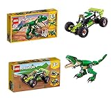 Set: Lego Creator - Dinosaurier (31058) + Geländebuggy (31123) - T-Rex...