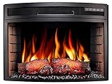 ArtiFlame Elektrokamin AF25 Panoramic, Elektrischer Einbaukamin mit Heizung 1600...