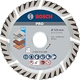 Bosch 1x PRO Multi Material Diamanttrennscheibe (für Beton, Stahlbeton, Ø 125...