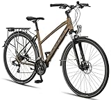 Licorne Bike Premium Touring Trekking Bike in 28 Zoll Aluminium Scheibenbremse...