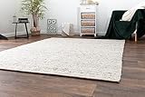 Steffensmeier Handweb Teppich Korinth | Gesunder Wollteppich | Beste Schurwolle...
