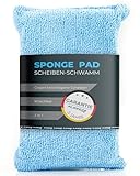 PLANGER® - Autoschwamm Scheibe Innen - 1x Sponge PAD 2in1 - Anti Beschlagene...