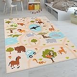 Paco Home Kinderteppich Teppich Kinderzimmer Spielteppich Junge Mädchen Modern...