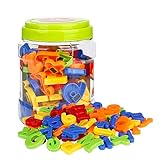 Magnetische Buchstaben Alphabet Magnete Nummer Spielzeug Lernspielzeug Fridge...