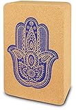 Yoga Block Kork - Ökologische Herstellung 100% Naturkork Yogablock - Stabil und...
