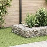 Homgoday Steingabionen, Metallgabionen, mit Maschenweite 5 x 10 cm, verzinkt,...