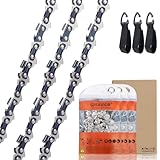 SAVIOR 3-Pack 35 cm Sägekette 3/8'LP 52 TG 1,1 mm Rückschlagsarme Kette...