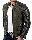 Redbridge Red Bridge Jacke Herren Biker Kunstleder Lederjacke Jacket mit...