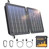 10W Solarpanel Faltbares, WASTDE Tragbar Solarladegerät ETFE mit Hohe...