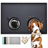 Conlun Hunde Futtermatte Katzen Futtermatte, Rutschfestes Design, 100%...