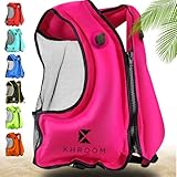 Khroom aufblasbare Schwimmweste Erwachsene nach neuester EU-Norm | 150-210 cm...