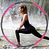Hula Hoop Reifen für Erwachsene mit 6-8 steckbaren Soft-Elementen zum Abnehmen,...