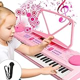 WOSTOO Kinder Keyboard, Multifunktions Digital Piano 61 Tasten Keyboard Set mit...