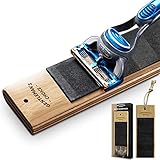 MikaMax, Rasiermesserschärfer, Original Holzdesign, Geschenke für Männer,...