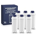 Mutital 6 Stück Kaffeevollautomat Wasserfilter, Ersatz Kompatibel mit Delonghi...