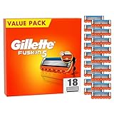 Gillette Fusion 5 Rasierklingen, 18 Ersatzklingen für Nassrasierer Herren mit...