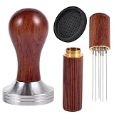 Piymnys Kaffee Tamper 51mm, Wdt Tool mit 6 0.4mm Dickem Edelstahl Espresso...