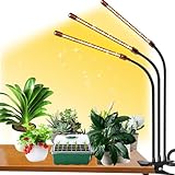 FRGROW Pflanzenlampe LED, Vollspektrum Pflanzenlicht für Zimmerpflanzen,...