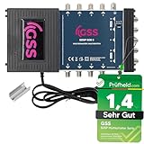 [ Test SEHR GUT *] GSS 5/8 Multischalter für Quattro & Quad LNB, Multiswitch...