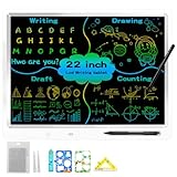 surekuo LCD schreibtafel kinder 22 zoll bunte lcd schreibtafel 2 Stiften und...