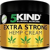 5kind Extrastarke Hanfcreme 300 ml – Hochdosiertes Hanf Gel und Arnikacreme...