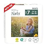 Eco by Naty Baby Windeln Pants - umweltfreundliche Premium-Bio Höschenwindeln...