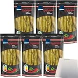 Edeka Peperoni Pfefferonen scharf Handgepflückt 6er Pack (6x250g Packung) + usy...