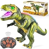 JOYIN Kinder LED Ferngesteuertes Dinosaurier Spielzeug, Elektronik T-Rex Dino...