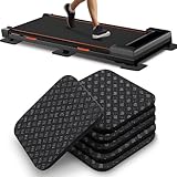 TOBWOLF 6PCS Laufband Unterlage Schalldämmend, 10 x 10 x 0.5CM Bodenschutzmatte...